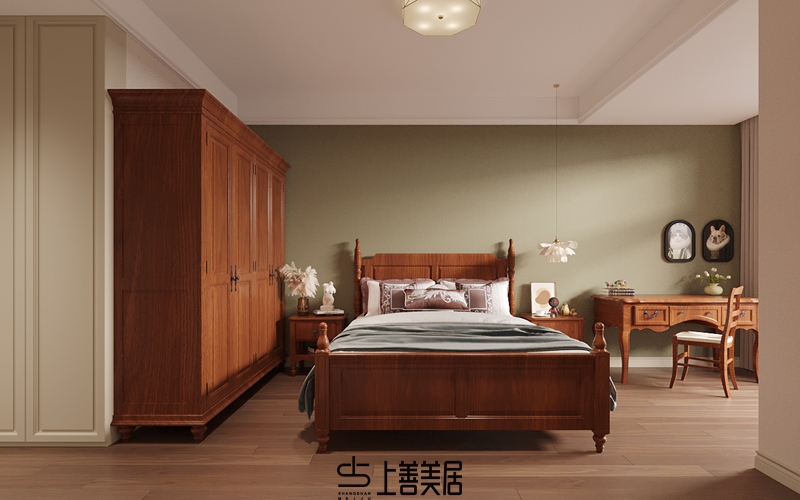 德賢華府160平美式效果圖05