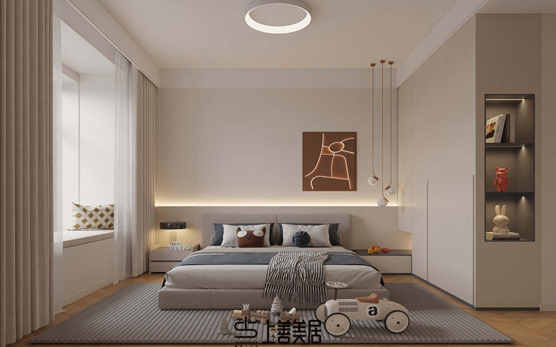 欒城林蔭春天170平法式效果圖05