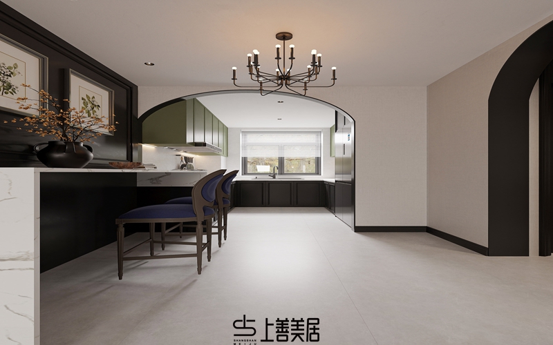 芯科苑128平美式風格裝修案例