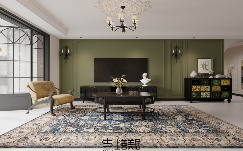 芯科苑128平美式風格裝修案例