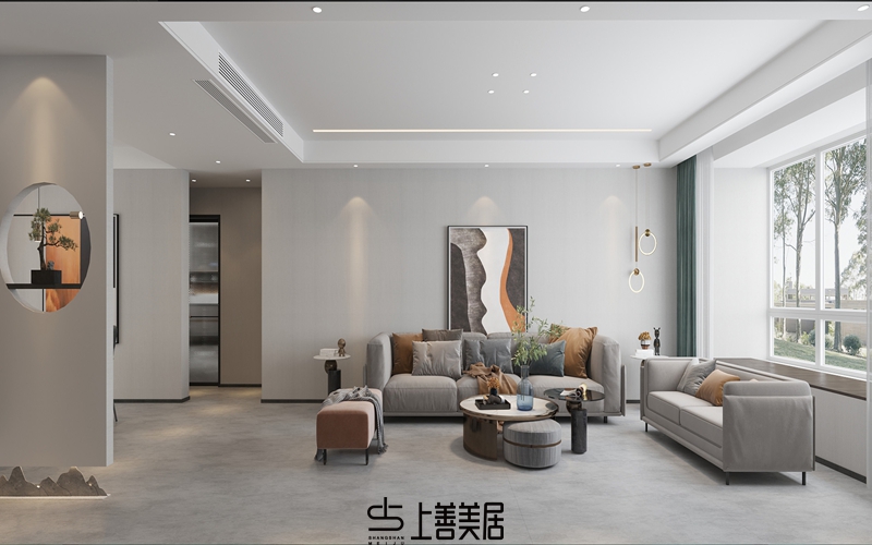 國瑞城140平現(xiàn)代簡約風(fēng)格效果圖