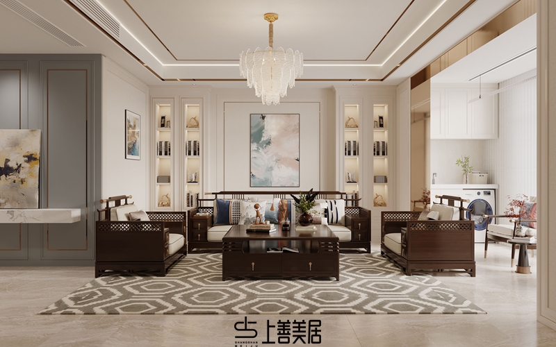 德賢華府160平簡歐風格裝修設(shè)計7