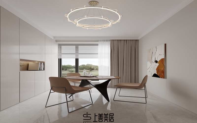 國(guó)仕山130平現(xiàn)代簡(jiǎn)約效果圖