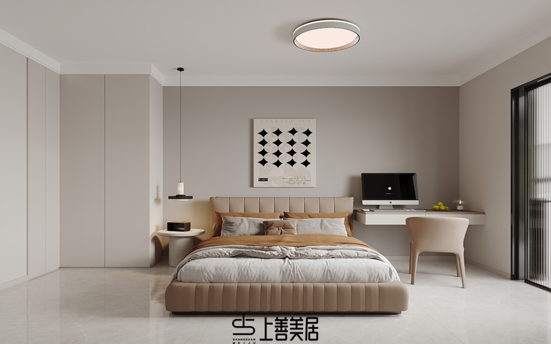 國(guó)仕山130平現(xiàn)代簡(jiǎn)約裝修設(shè)計(jì)04