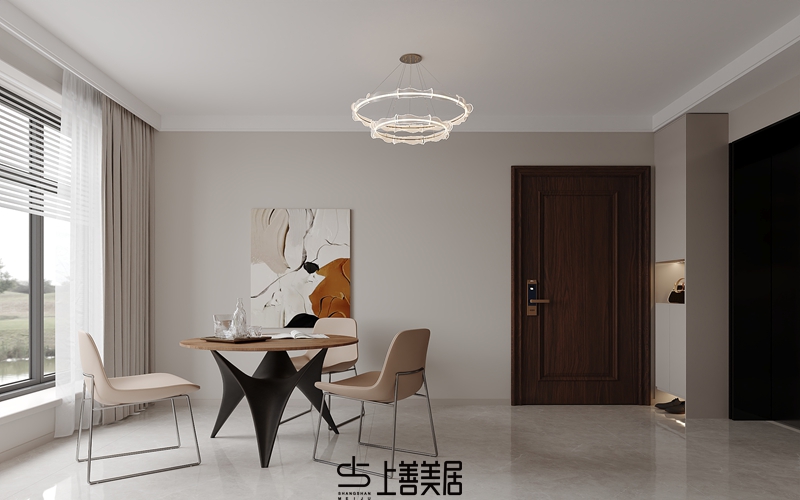 國(guó)仕山130平現(xiàn)代簡(jiǎn)約裝修設(shè)計(jì)10