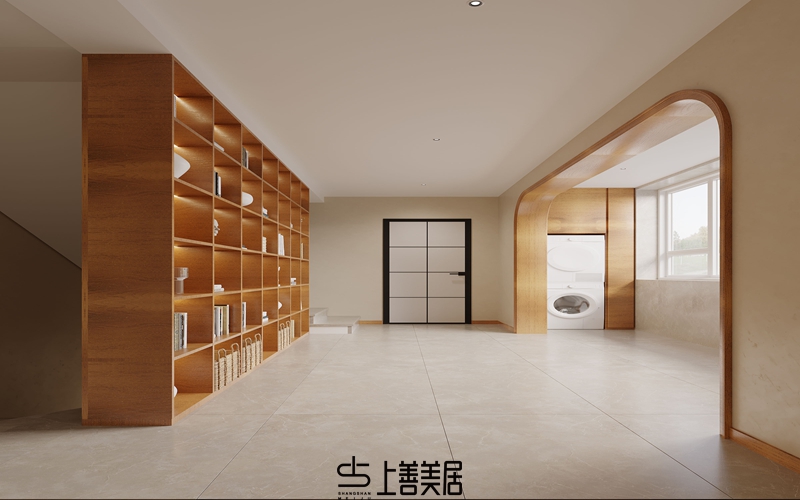 孔雀城350㎡田園風別墅裝修設計