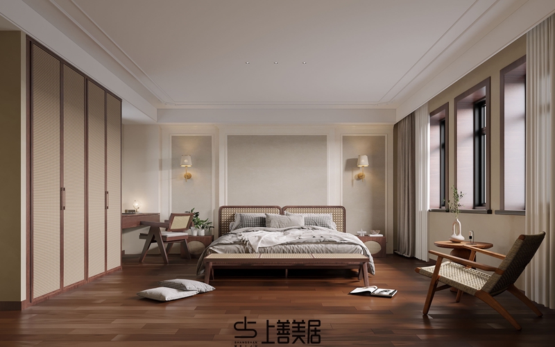 孔雀城350平米田園風裝修圖02