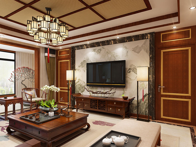 瀚唐200平米中式風格