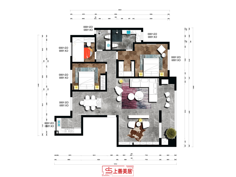 觀瀾壹號(hào)/167㎡/現(xiàn)代輕奢