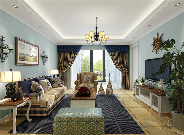 浪漫地中海-客廳