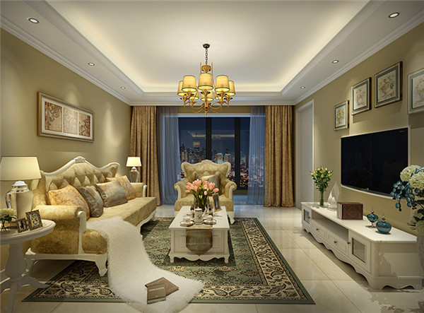 浪漫滿(mǎn)屋-客廳