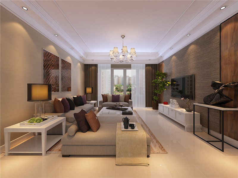 盛邦大都會(huì)/現(xiàn)代簡(jiǎn)約/139㎡/三室兩廳